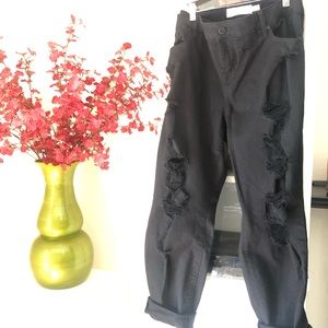 Torrid Distressed Boyfriend Jeans